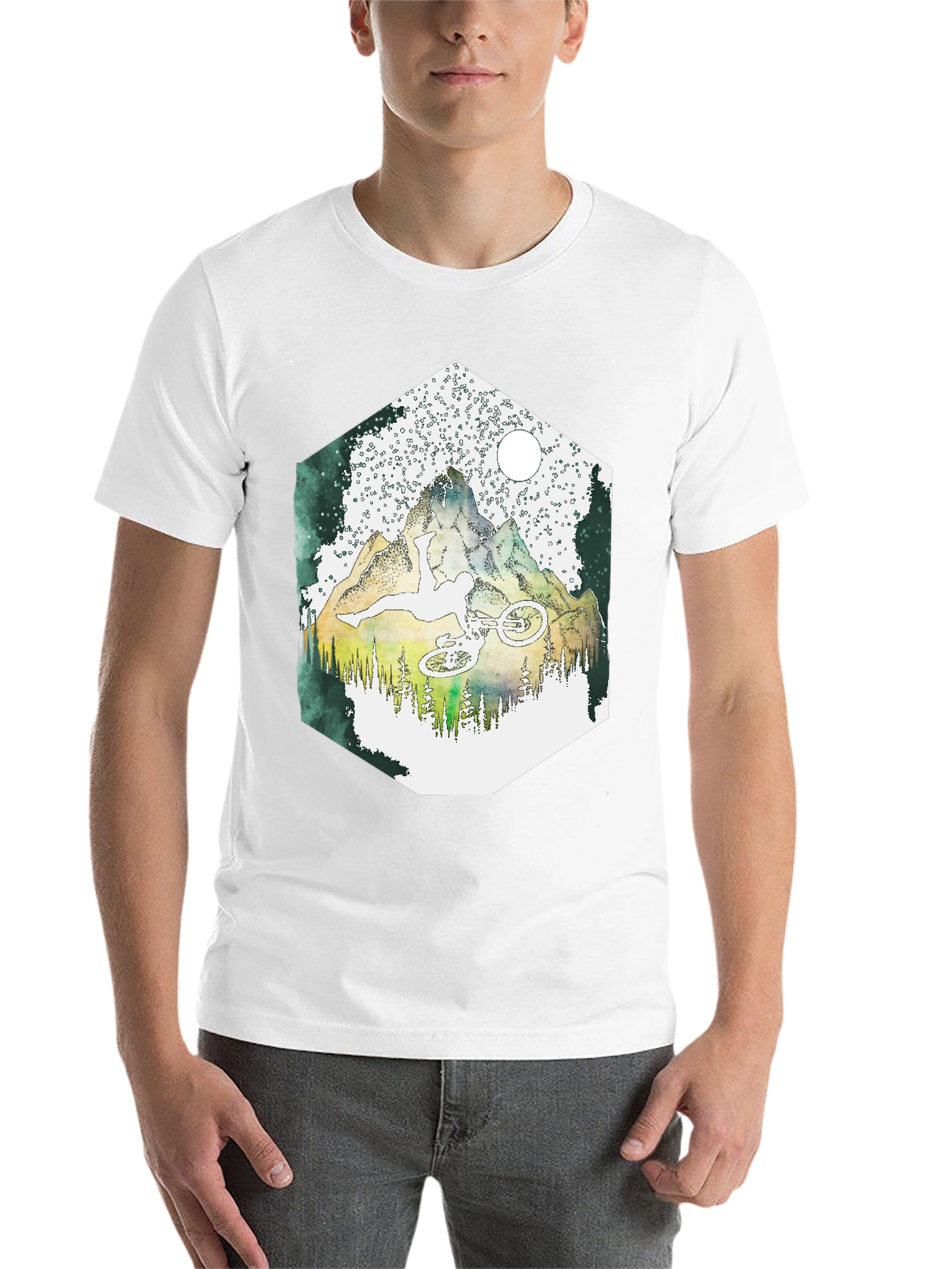 Black Mountain Biker Graphic Tee - Adventure Ready! view 14