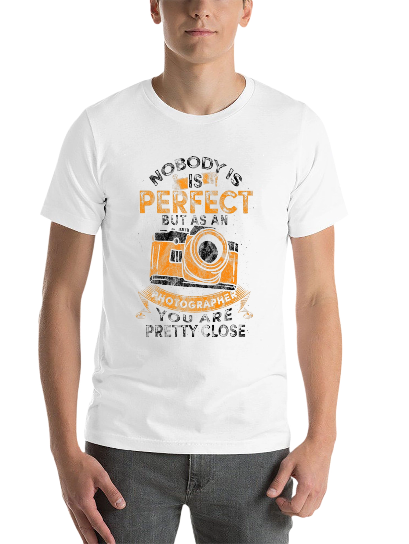 Black Photographer T-Shirt - Nobody's Perfect view 14