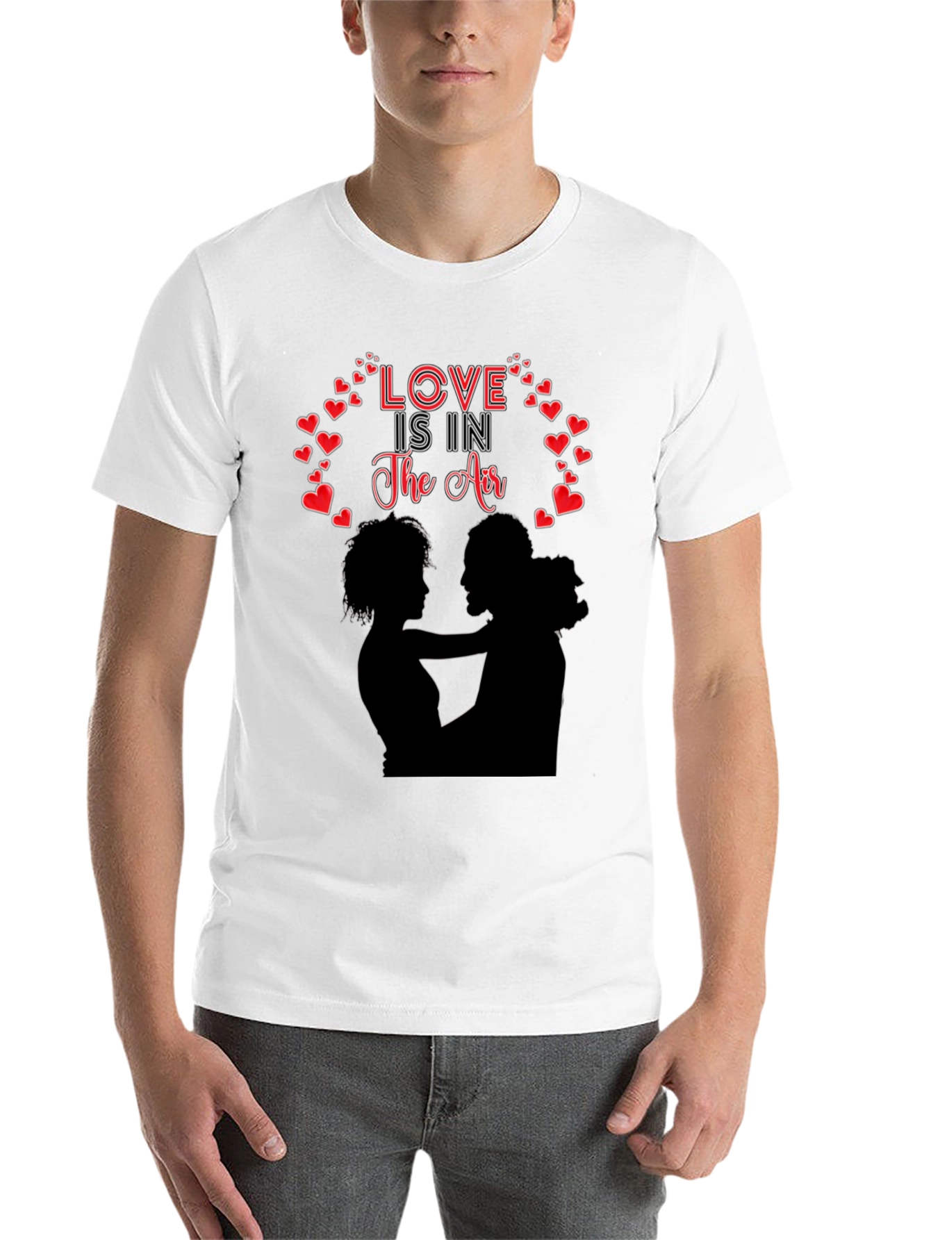 Black Love is in the Air Graphic T-Shirt view 14