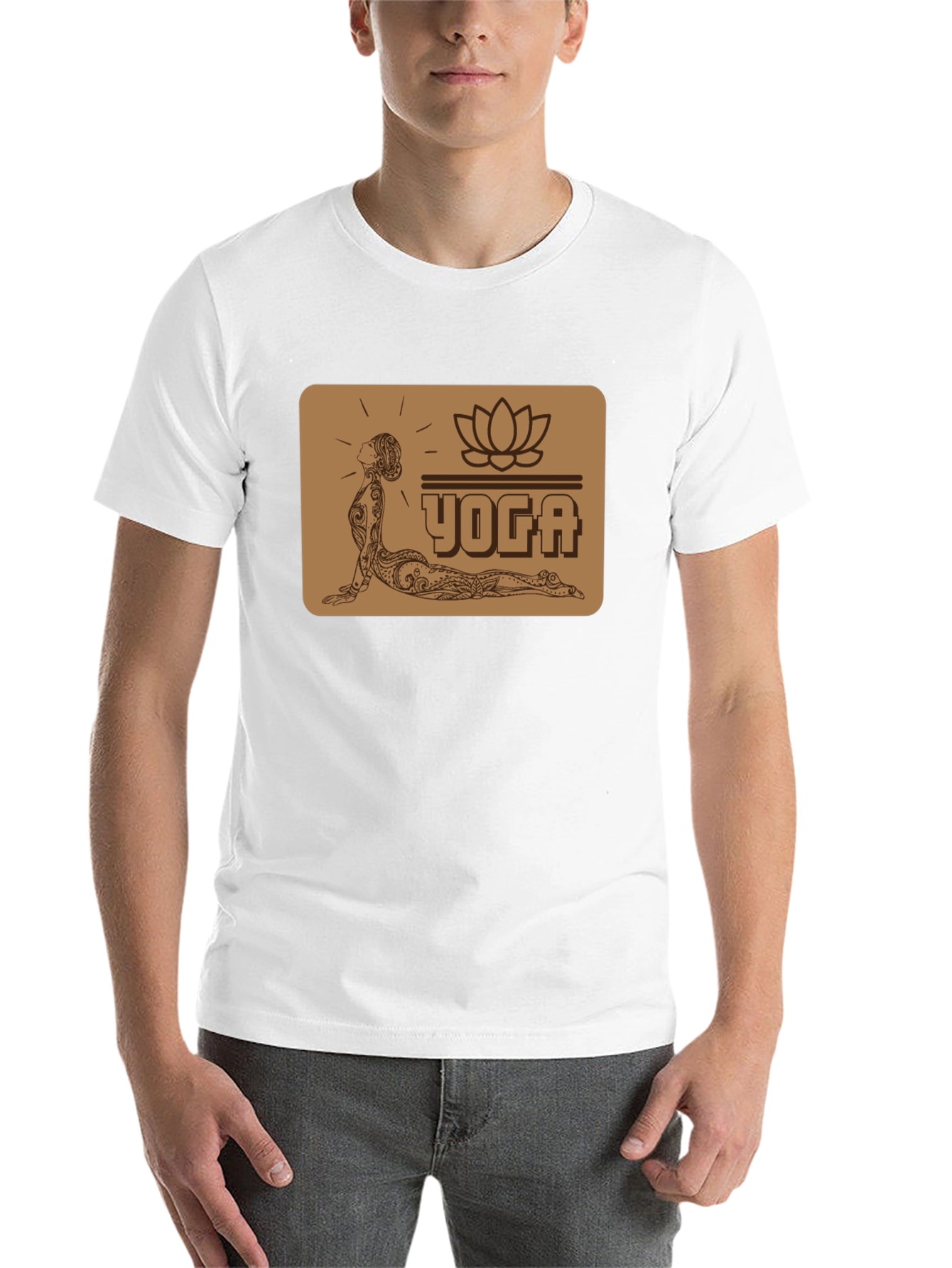 Black Yoga Graphic T-Shirt view 14