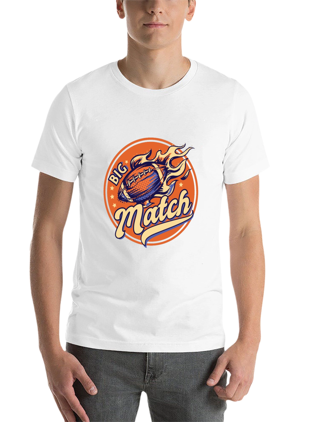 Big Match Football Graphic T-Shirt - 14