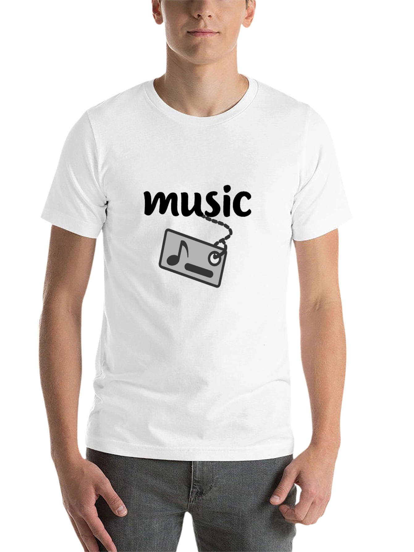 Black Music T-Shirt - Cool Graphic Tee view 14