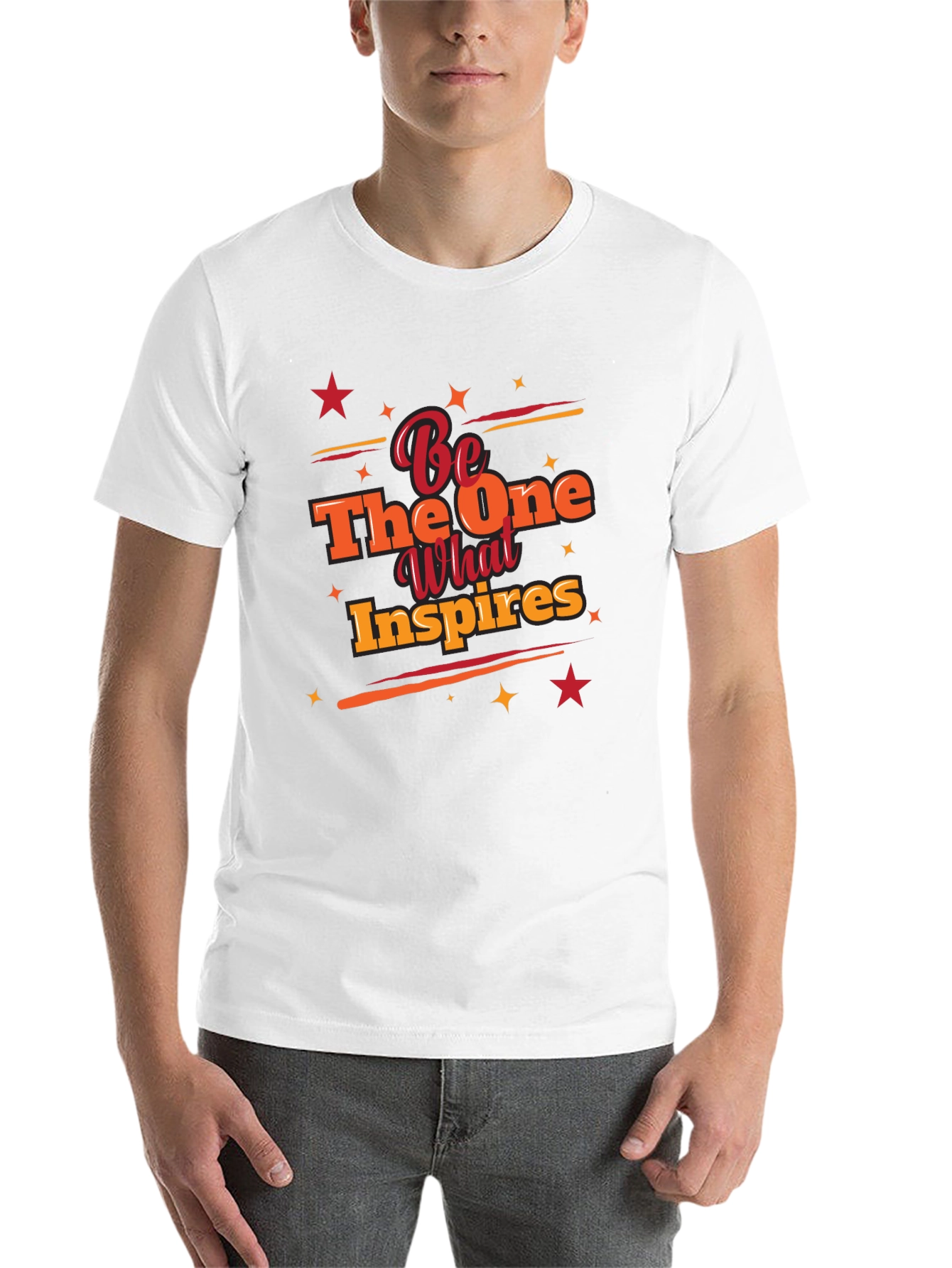 Black Inspirational Graphic Tee - Be The One What Inspires view 14