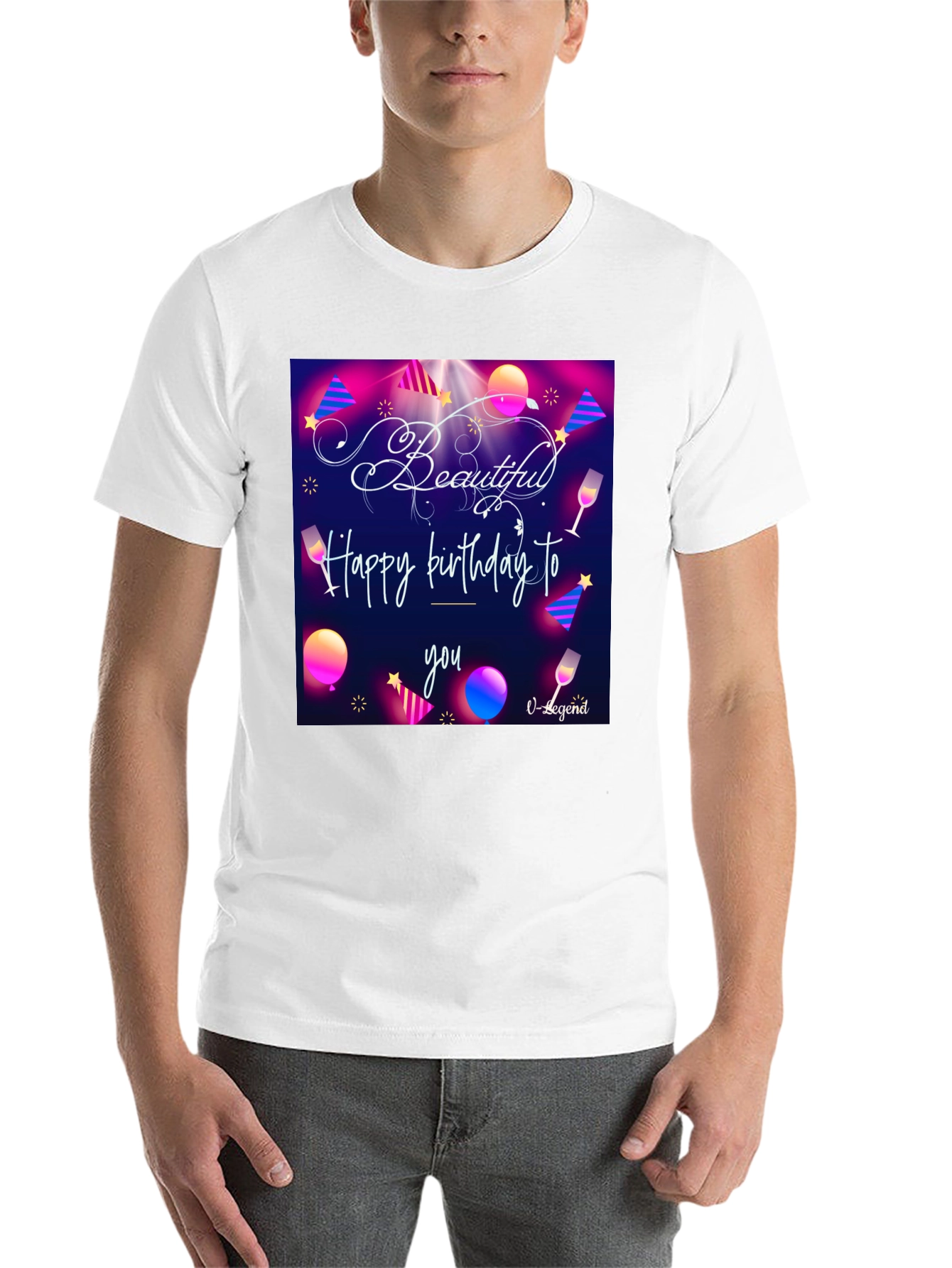 Black Beautiful Birthday T-Shirt view 14