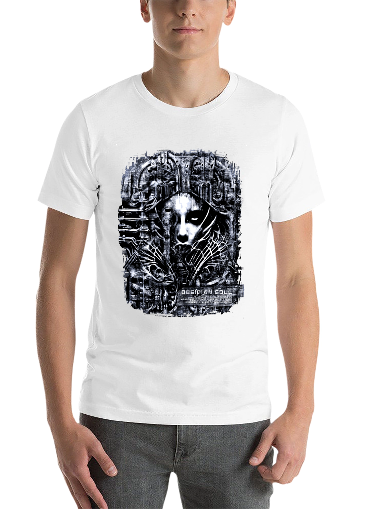 Black Obsidian Soul Graphic T-Shirt view 14