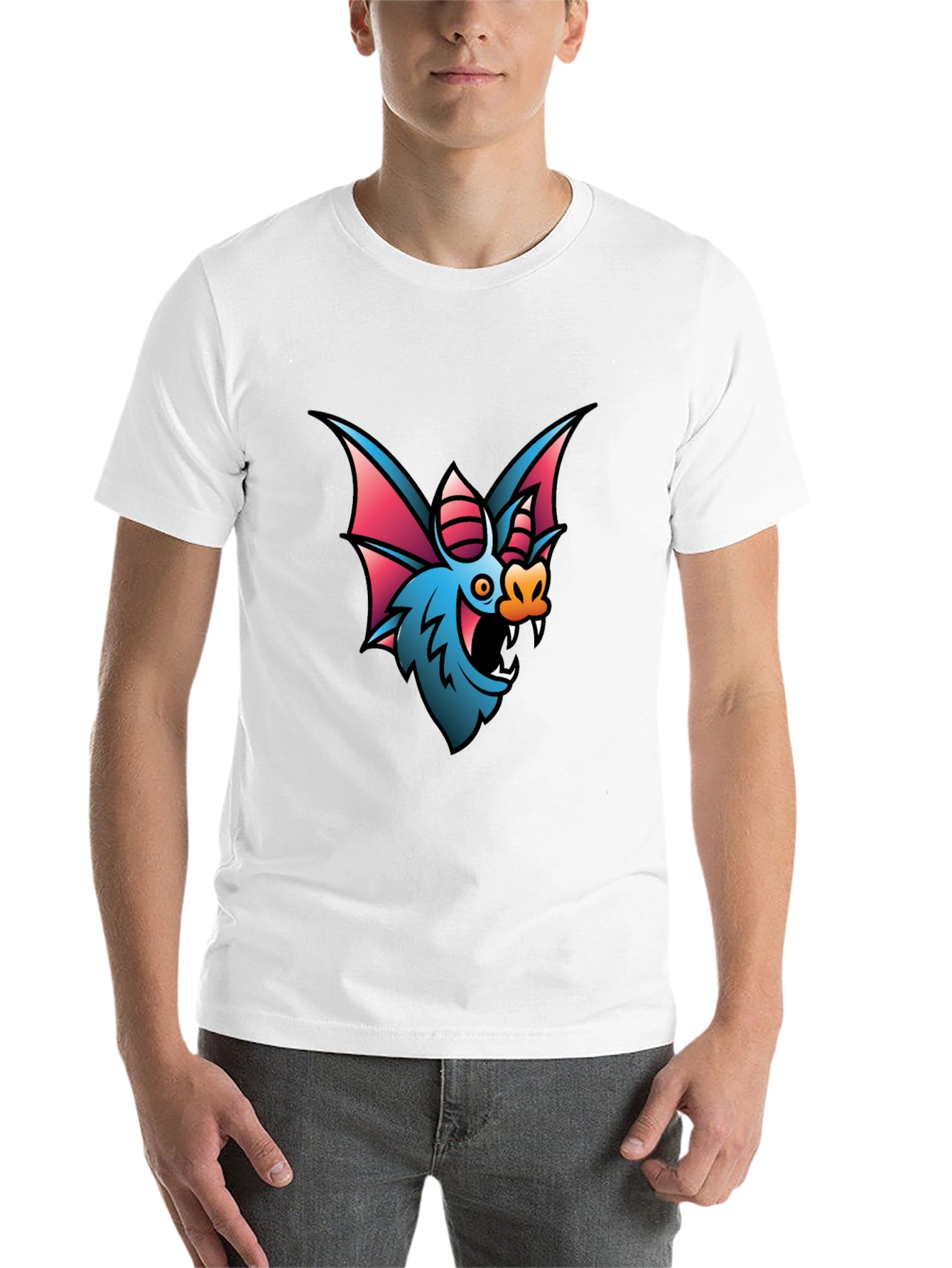 Black Bat Graphic T-Shirt - Unique & Stylish Design view 14