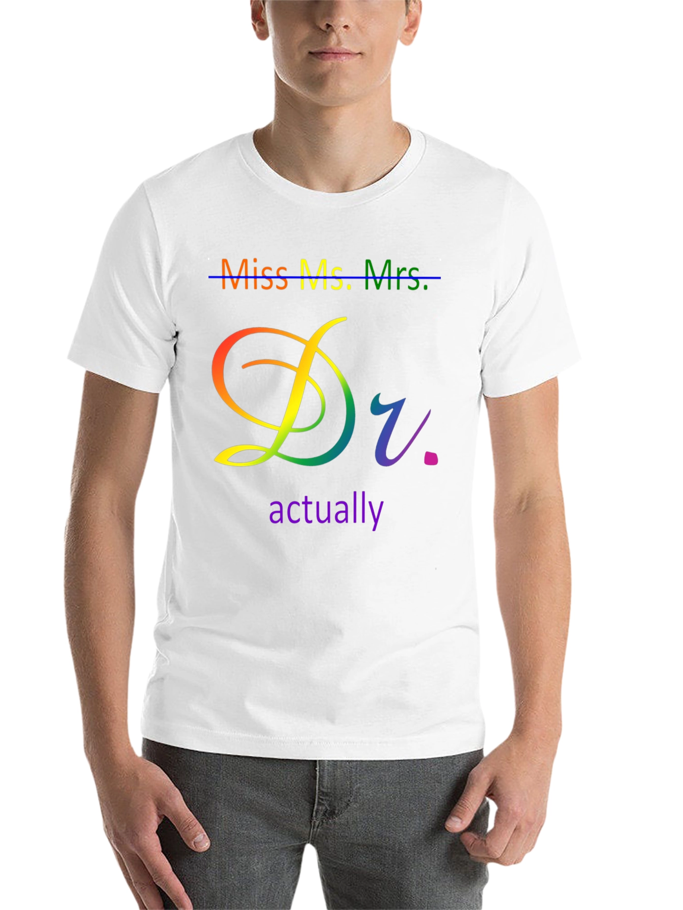Doctor Actually LGBTQ+ Pride T-Shirt - 14