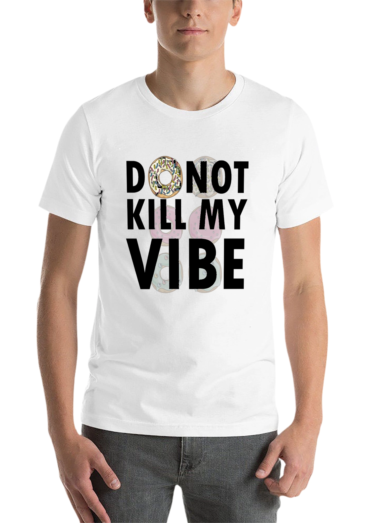 Donut Kill My Vibe Graphic T-Shirt - 14