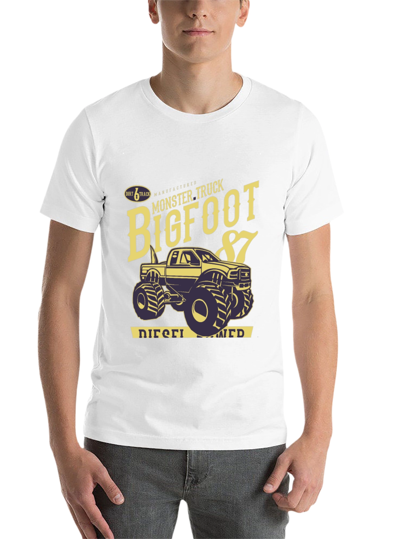 Black Bigfoot Monster Truck '87 Graphic Tee view 14