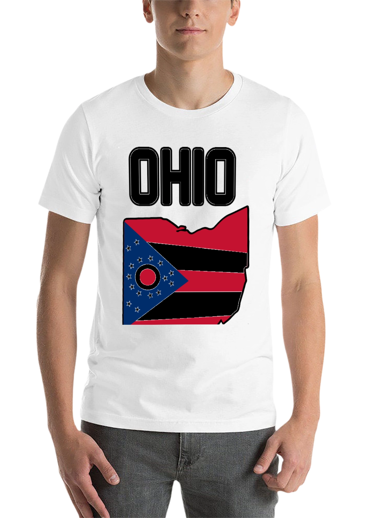 Black Ohio State Pride Graphic T-Shirt view 14
