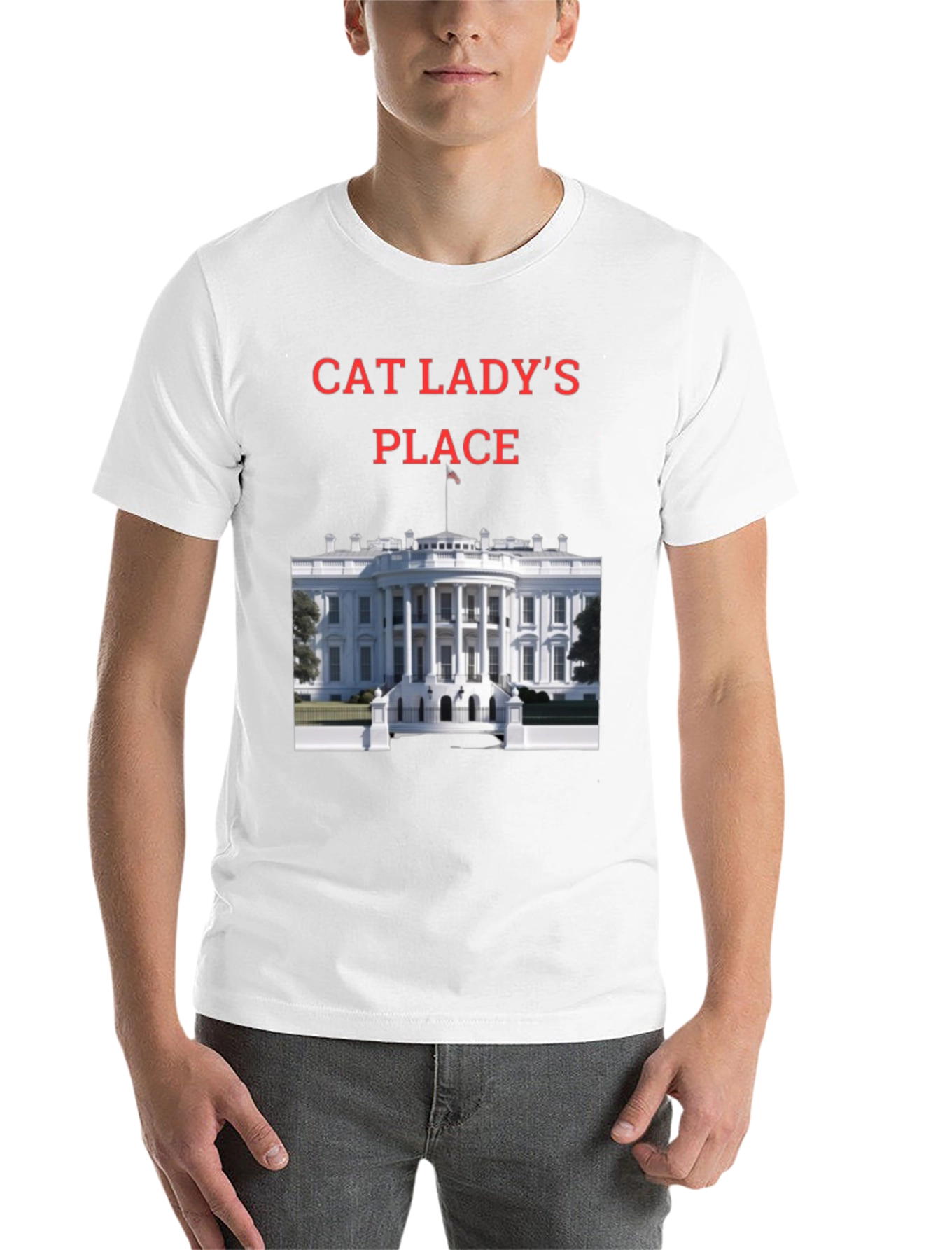 Black Cat Lady's Place T-Shirt - Novelty Tee view 14