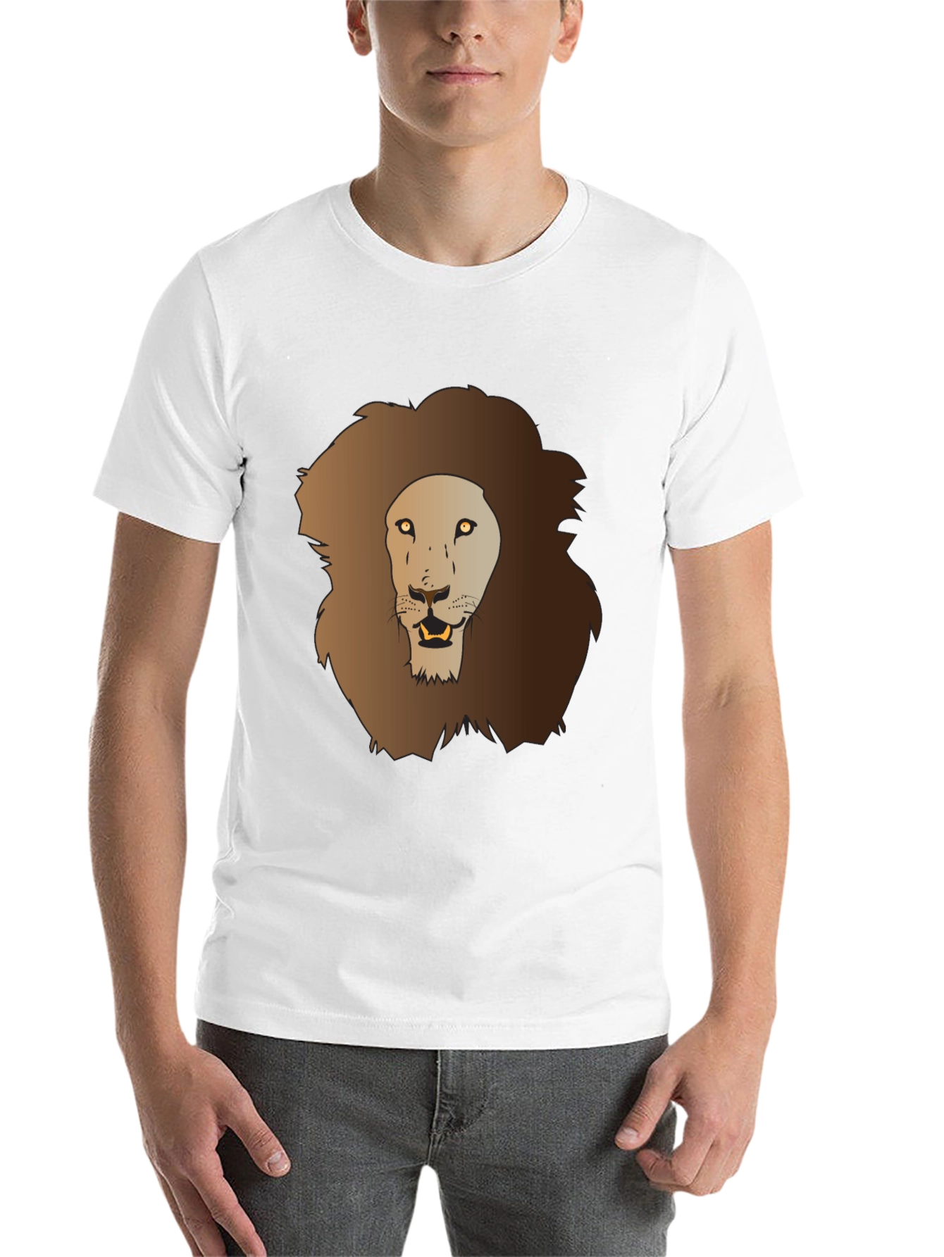 Black Lion Graphic Tee - Men's Black T-Shirt view 14