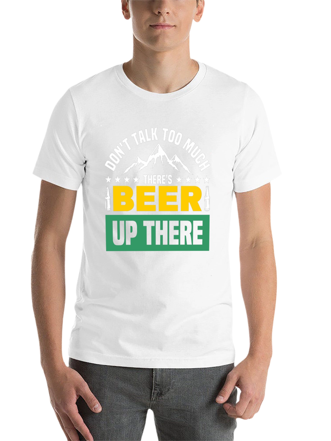 Black Don't Talk, Beer Up There Graphic Tee view 14