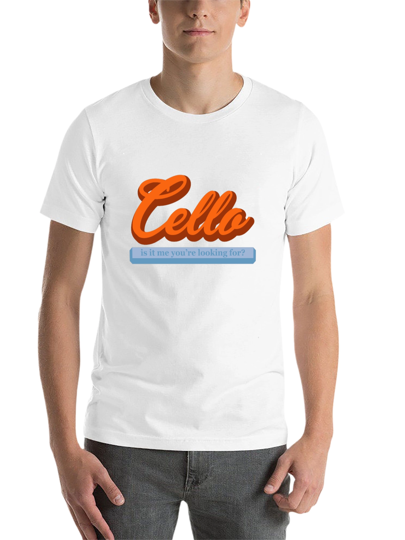 Black Cello Is It Me You're Looking For T-Shirt view 14