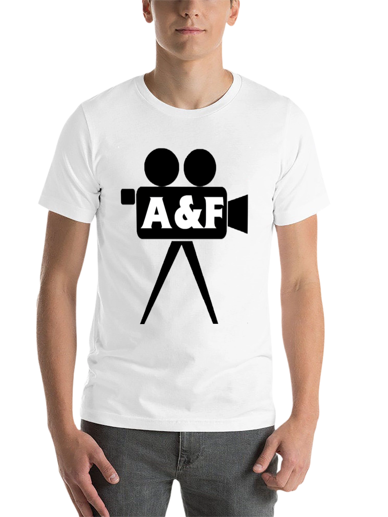 Black A&F Camera Graphic T-Shirt - Black view 14