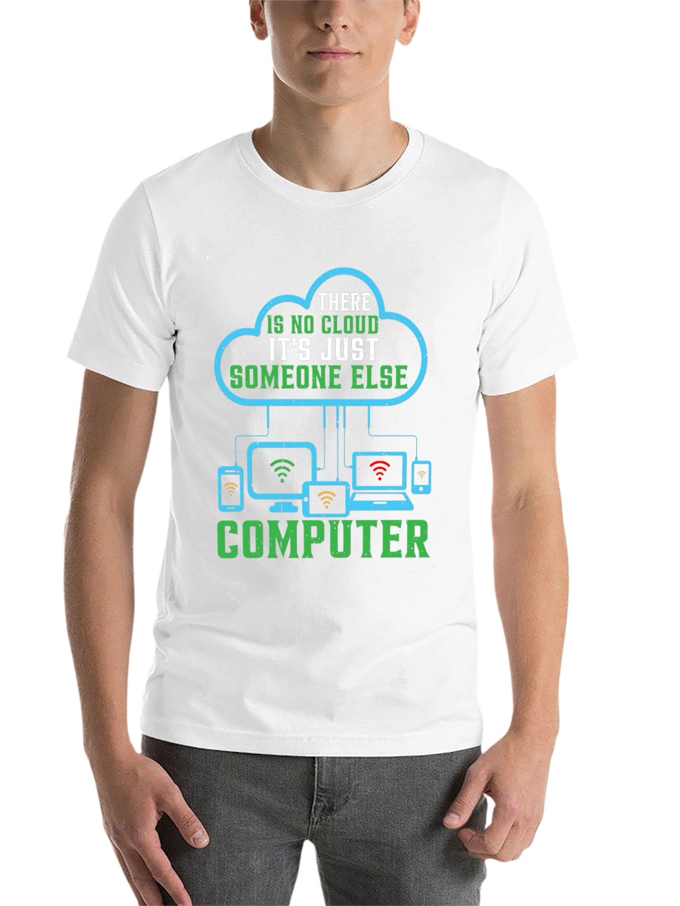 Black Cloud Computing Humor T-Shirt - Tech Joke Tee view 14