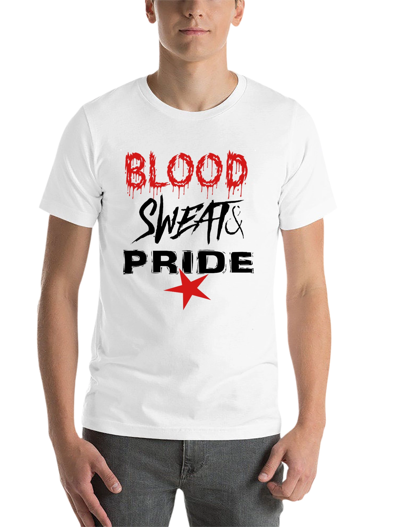 Black Blood Sweats & Pride Graphic Tee view 14