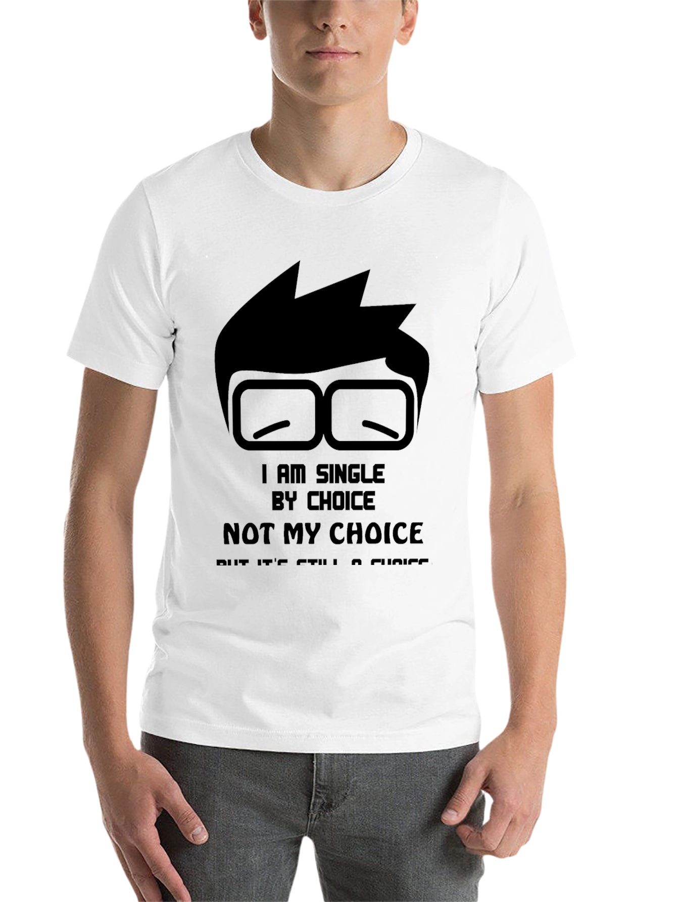 Black Single By Choice Black T-Shirt view 14