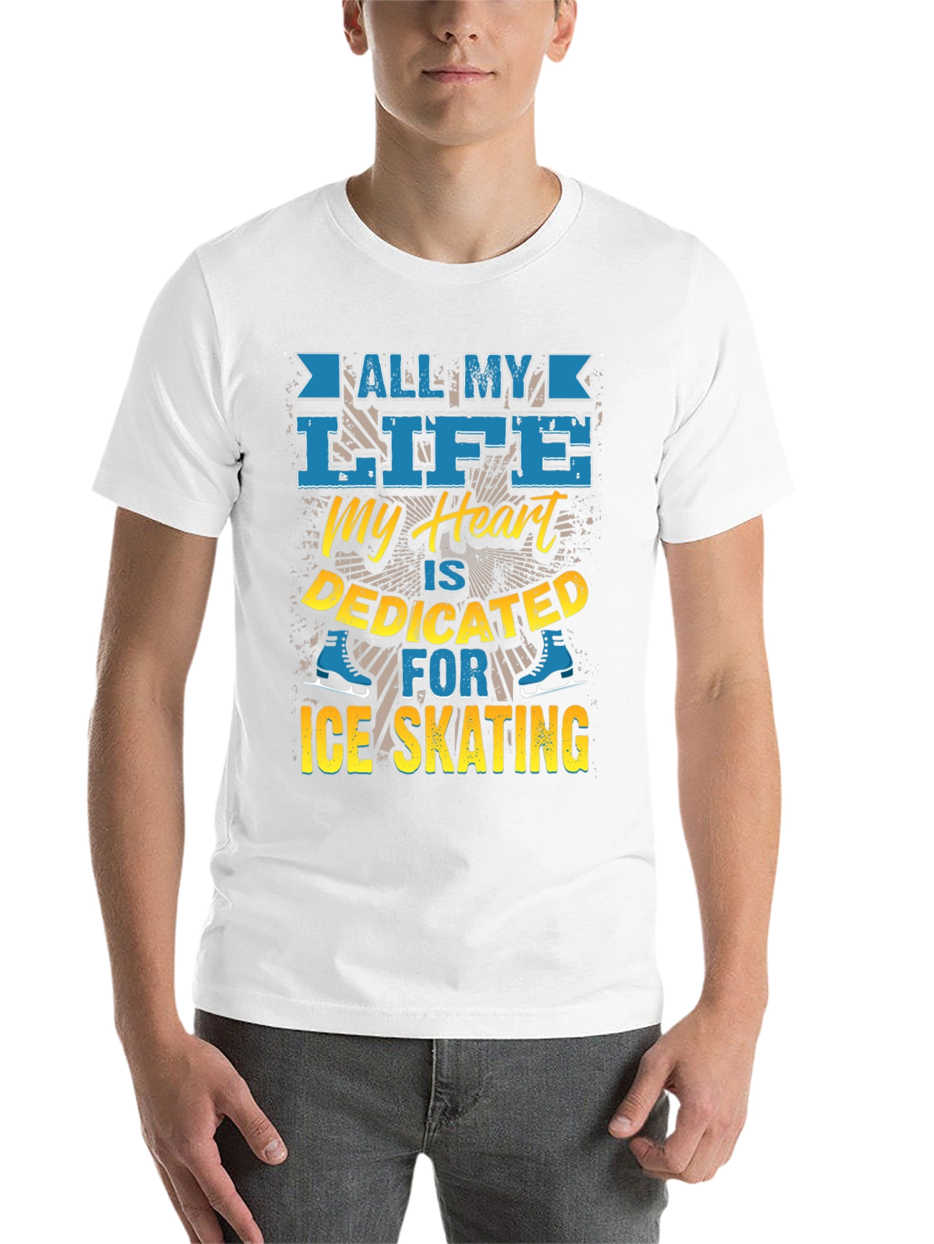 Ice Skating Devotion Graphic Tee - All My Life - 14