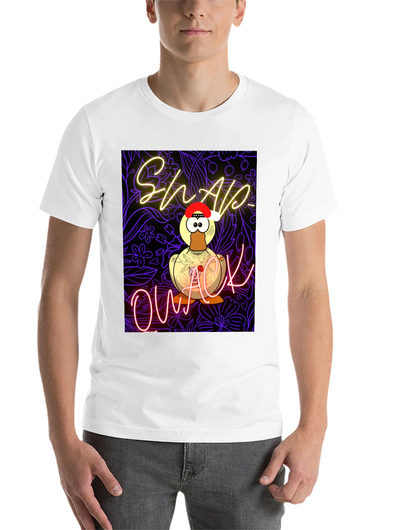 Black Shlap Owack Novelty T-Shirt view 14