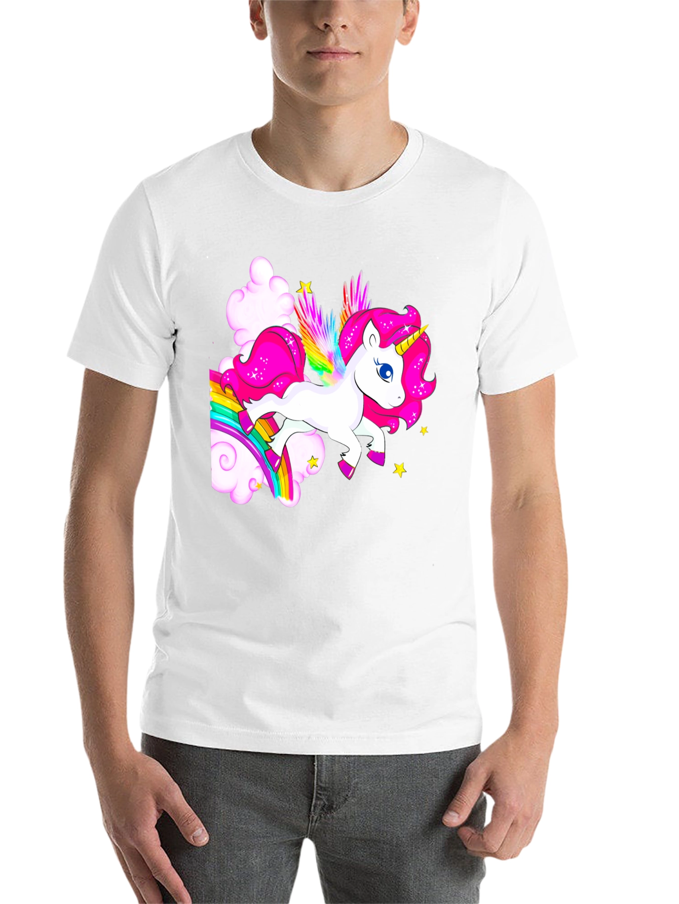 Rainbow Unicorn Graphic T-Shirt - 14