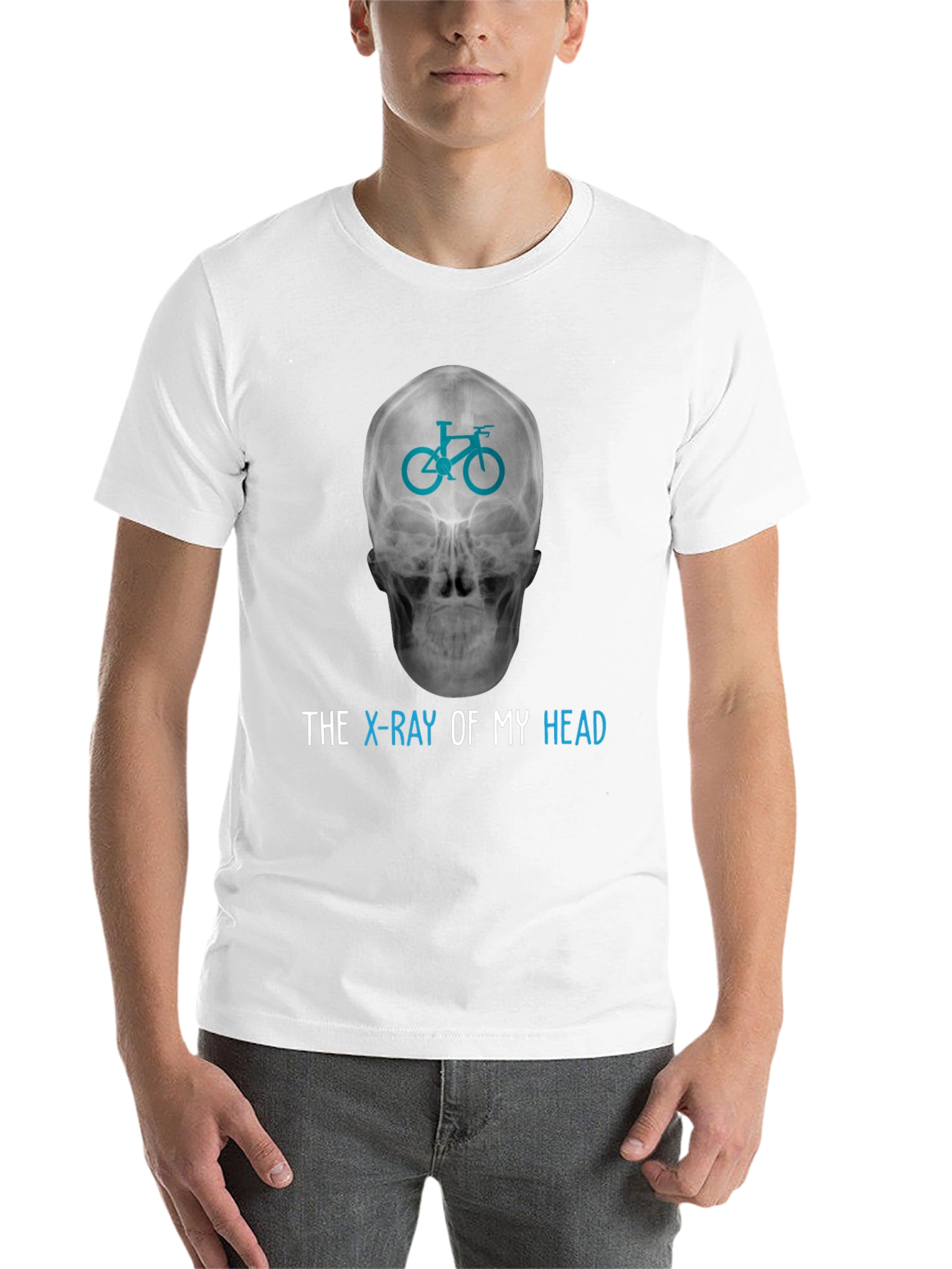 Black Bike X-Ray T-Shirt - Cycle on the Brain view 14