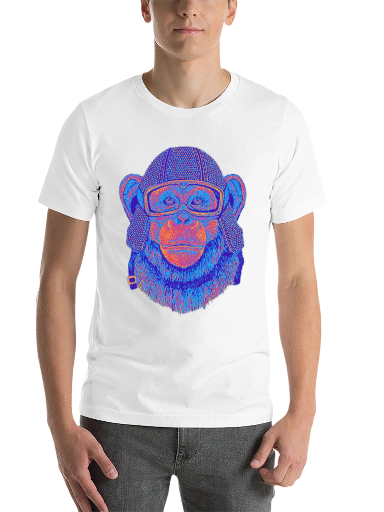 Black Monkey Pilot Graphic Tee - Retro Style view 14