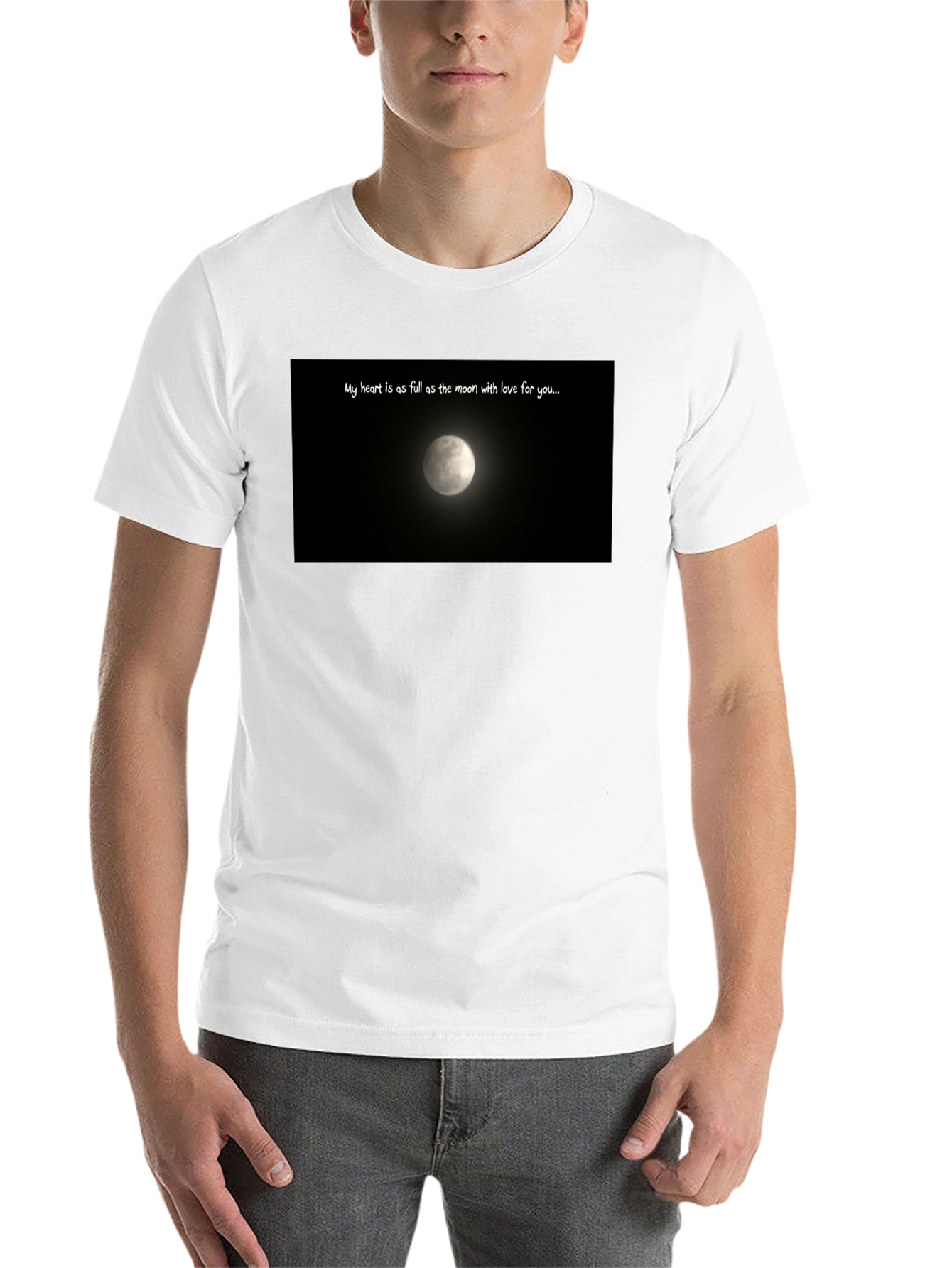 Black Moonlight Love Tee - Heart Full of Moon view 14