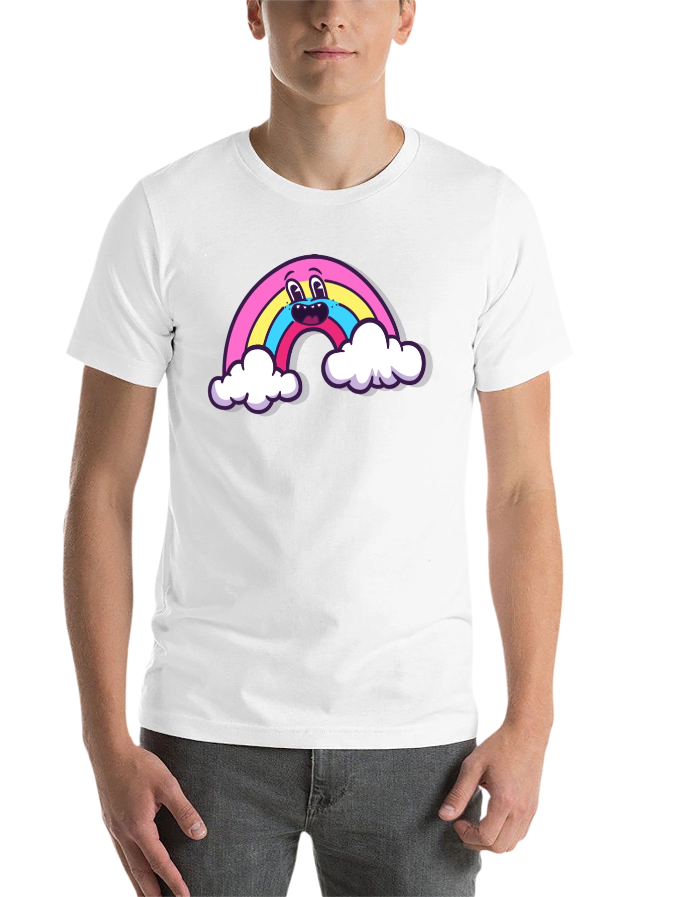 Black Rainbow Graphic T-Shirt view 14
