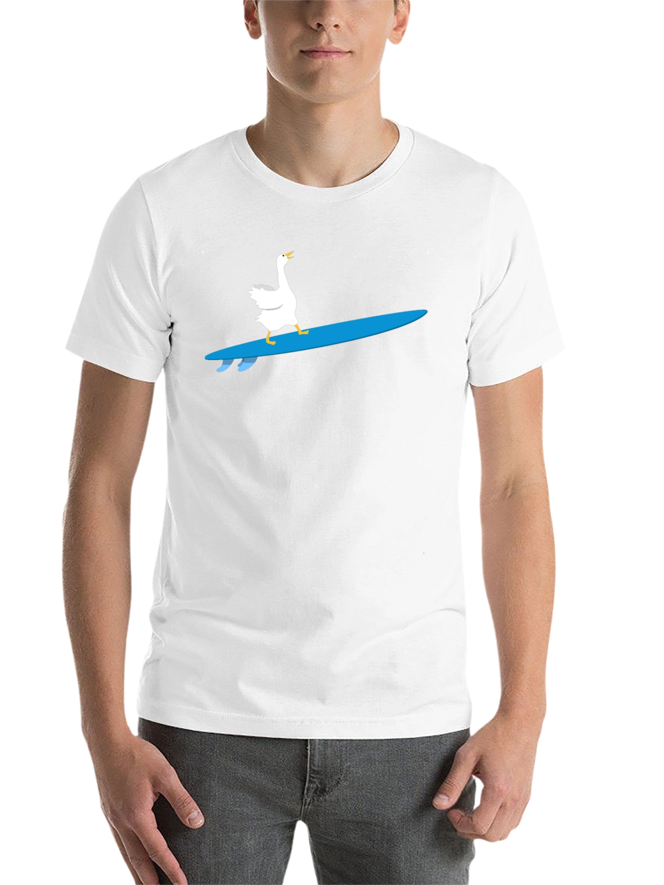Black Goose Surfing T-Shirt - Cool Graphic Tee view 14