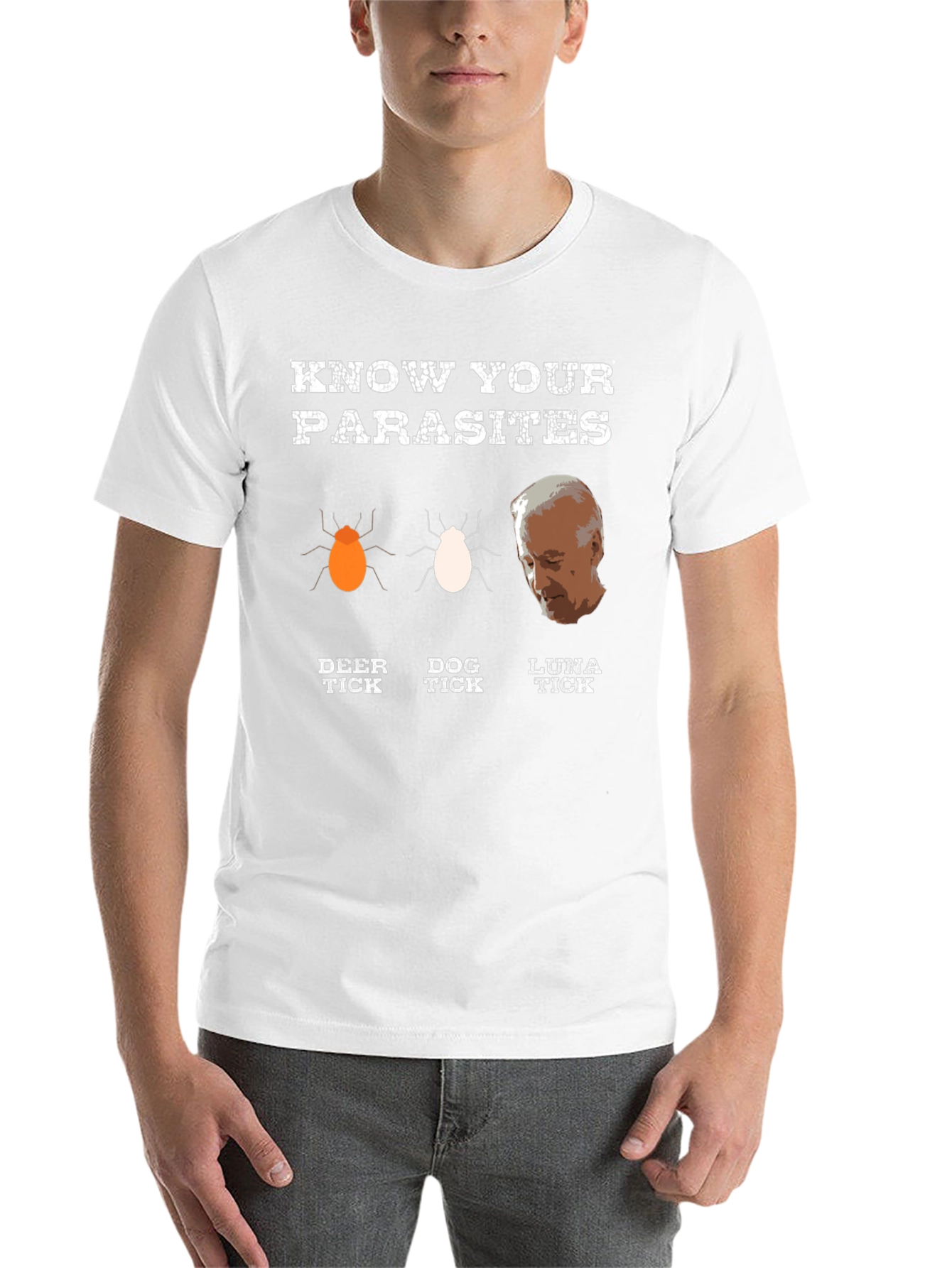 Black Know Your Parasites Graphic Novelty T-Shirt view 14