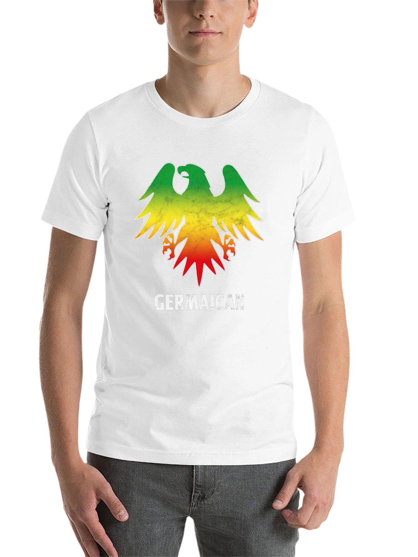 Germaican Rasta Eagle T-Shirt - 14