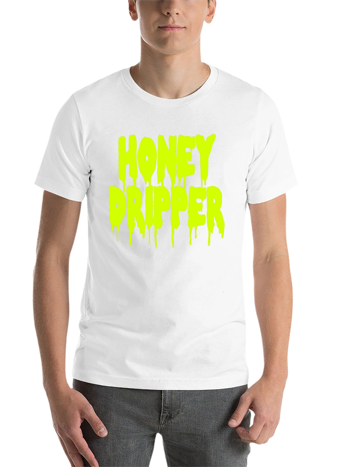 Black Honey Dripper Graphic Tee - Cool Streetwear Shirt view 14
