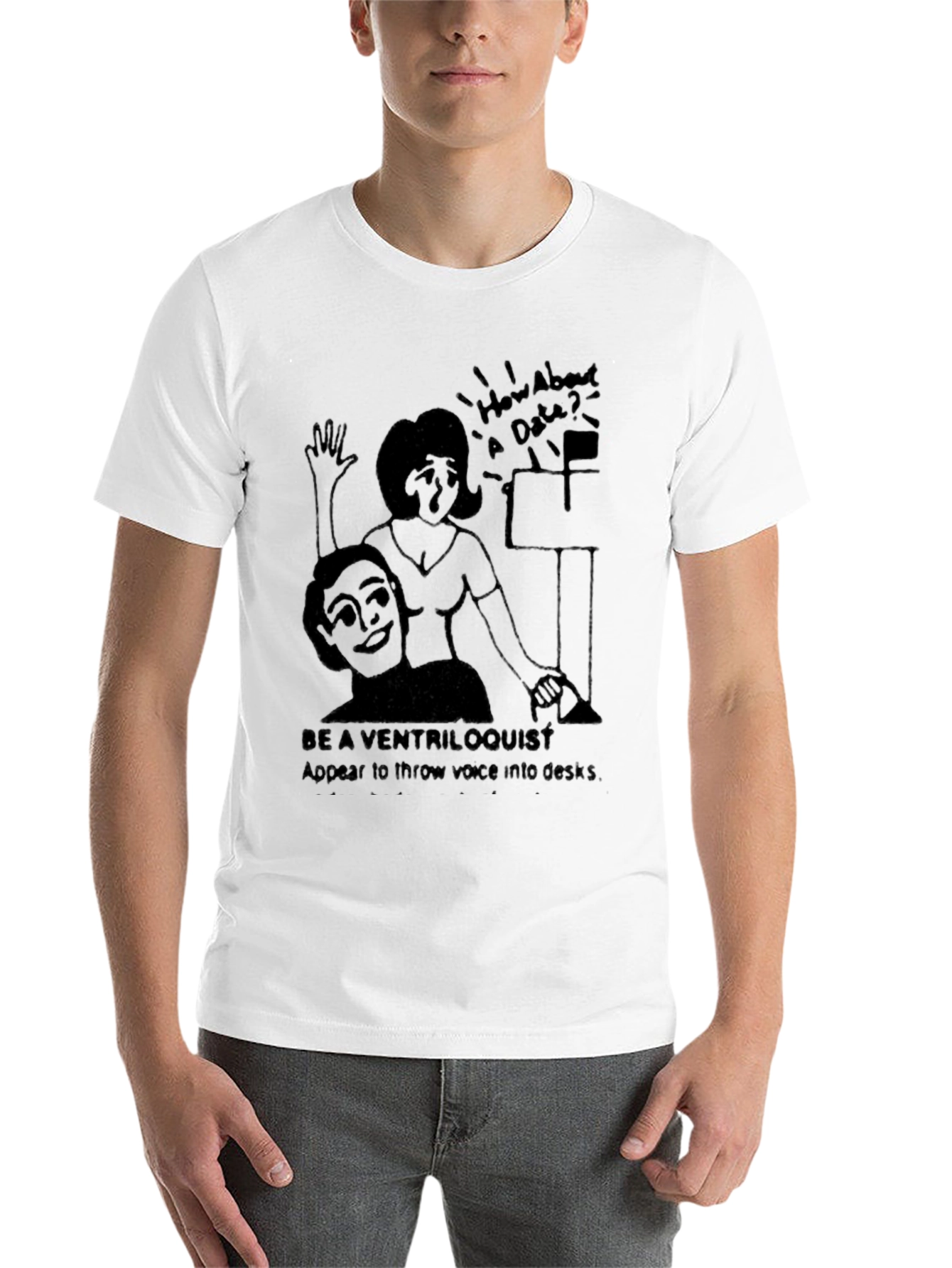 Black Be a Ventriloquist T-Shirt view 14