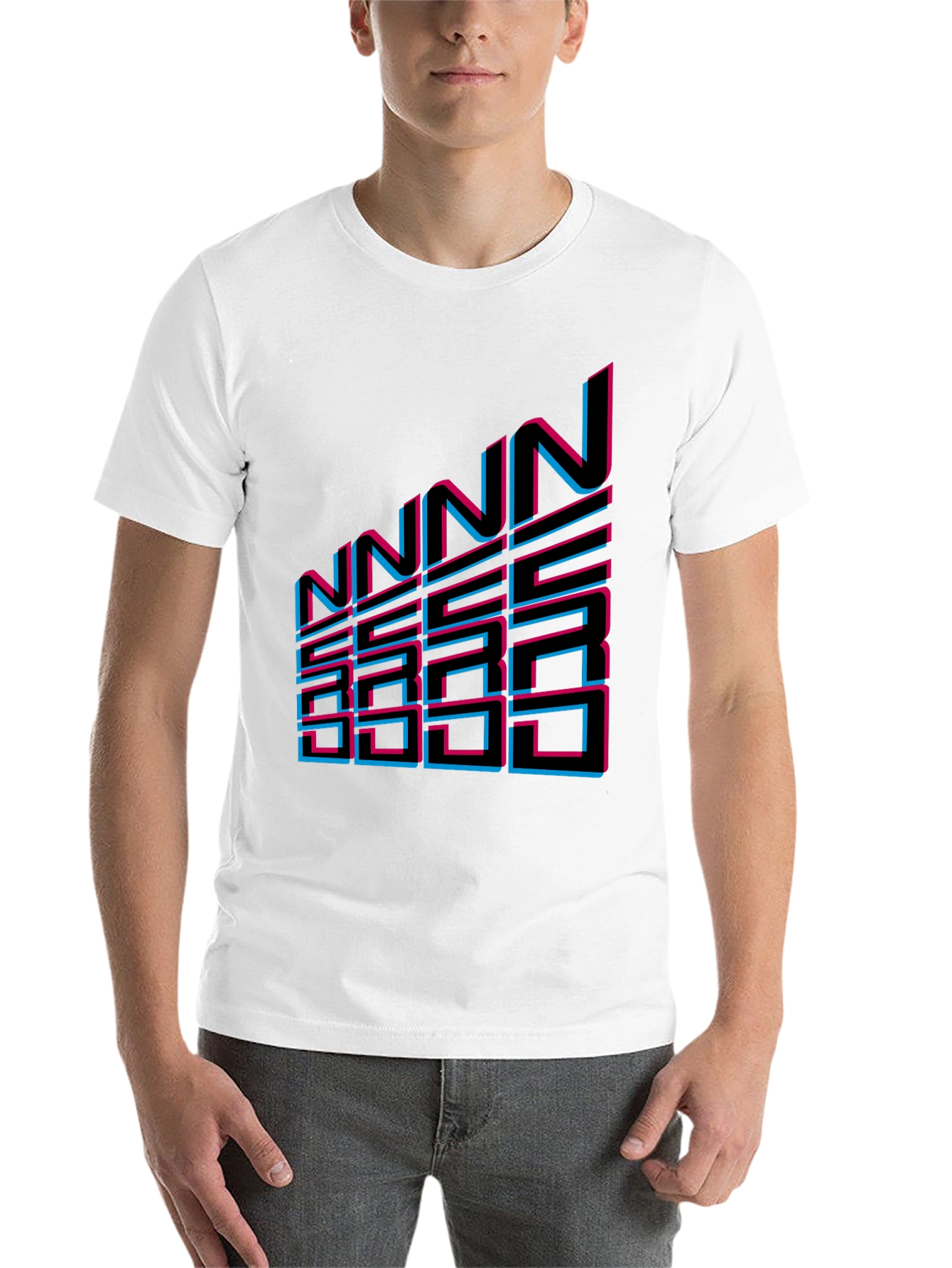 Black Retro NNN SSS Graphic Tee - Black view 14