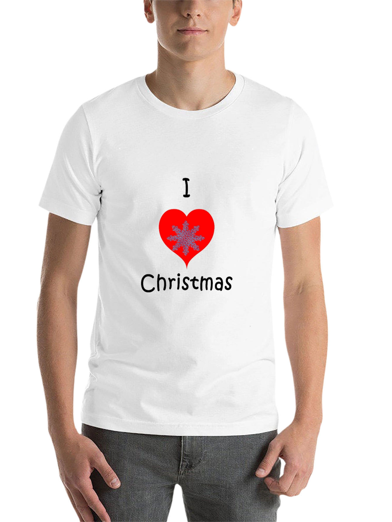 I Love Christmas T-Shirt Holiday Graphic Tee - 14
