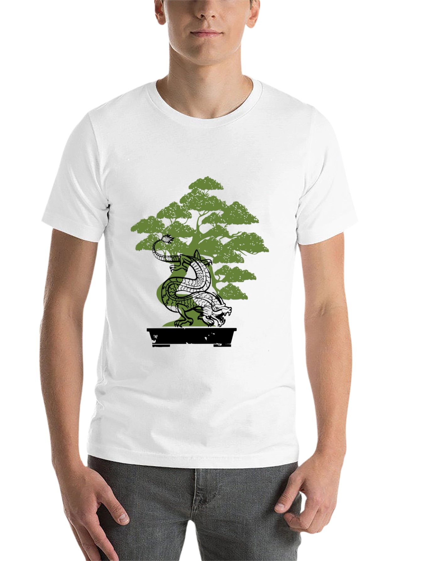 Black Dragon Bonsai Graphic Tee - Unique Design view 14