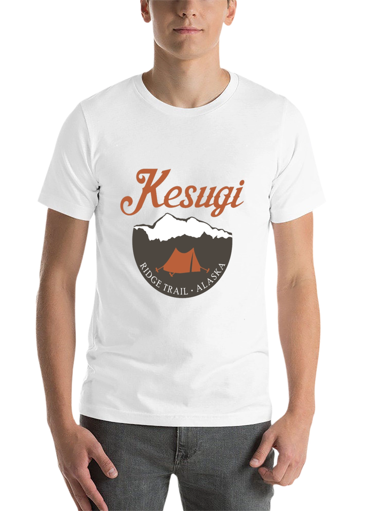 Kesugi Ridge Trail Alaska T-Shirt - Camping Tent Graphic Tee - 14