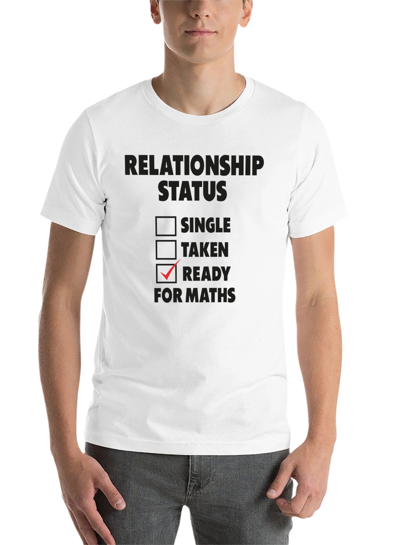 Black Ready for Maths Graphic T-Shirt view 14