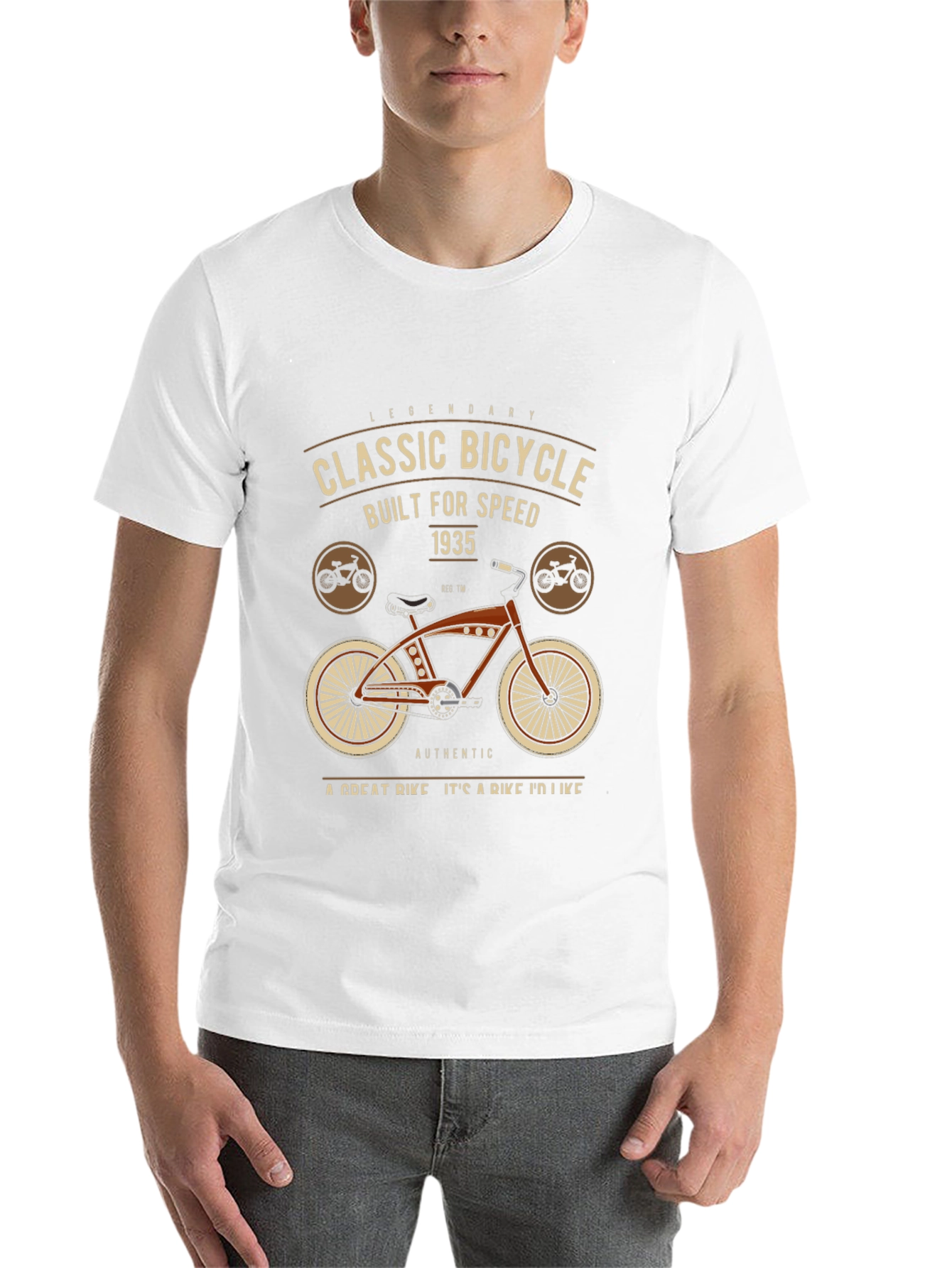 Black Classic Bicycle Graphic T-Shirt view 14