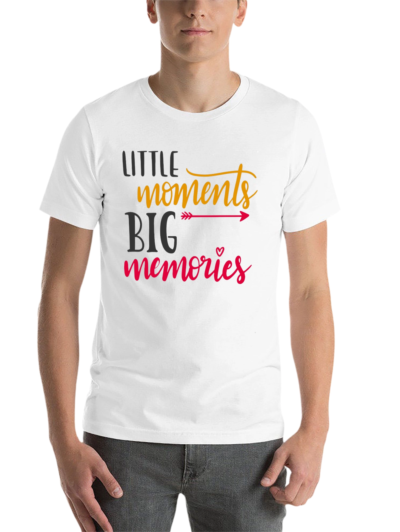 Black Little Moments Big Memories Graphic T-Shirt view 14