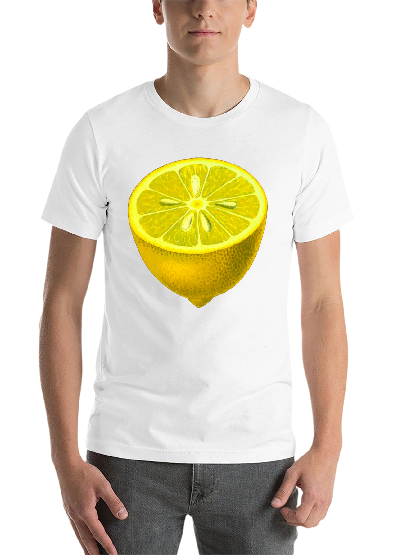 Black Lemon Graphic Tee - Fresh & Fun Style view 14