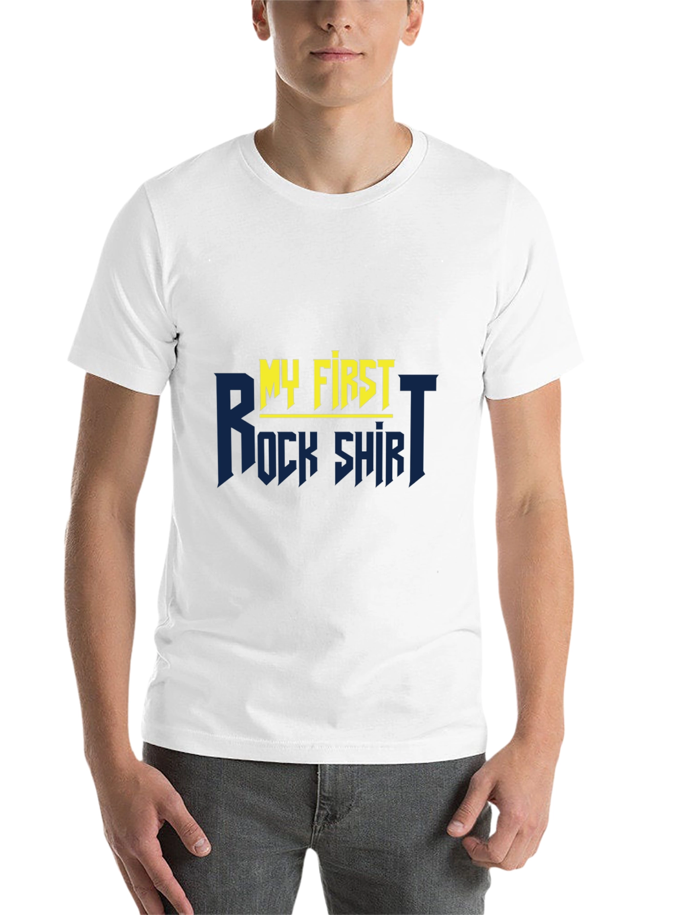 Black My First Rock Shirt - Graphic T-Shirt view 14