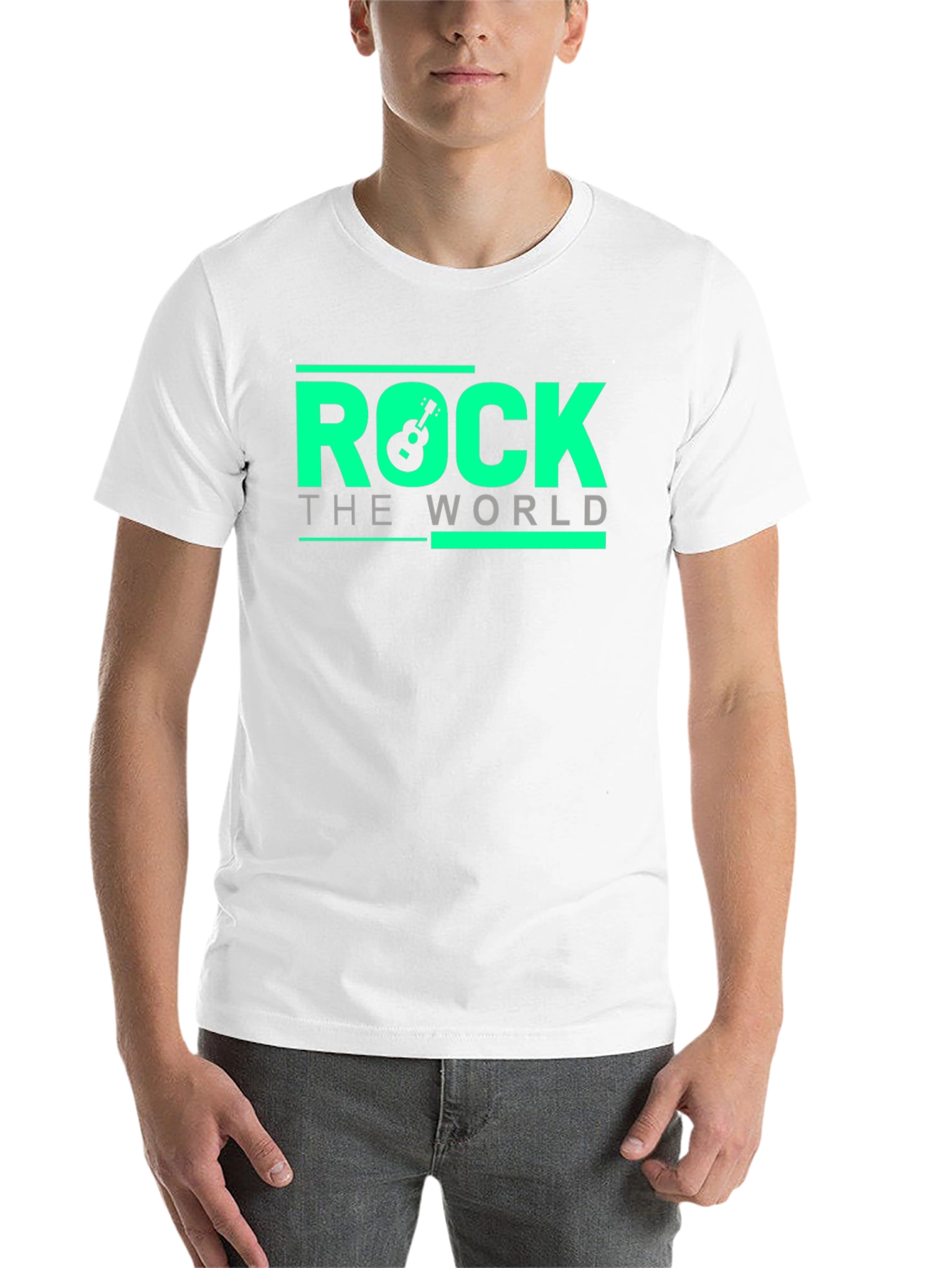 Black Rock the World Graphic T-Shirt view 14