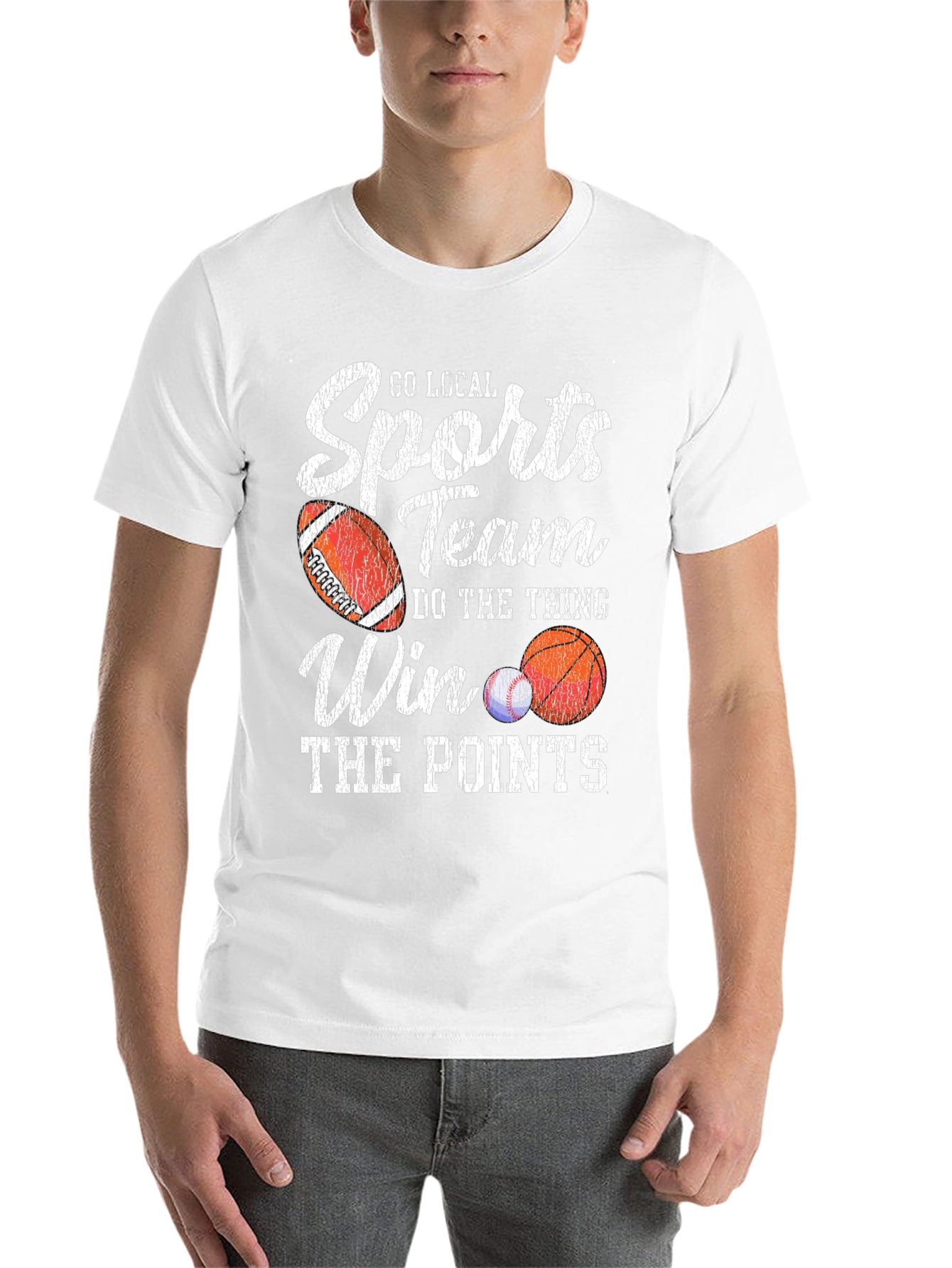 Black Go Local Sports Team T-Shirt view 14