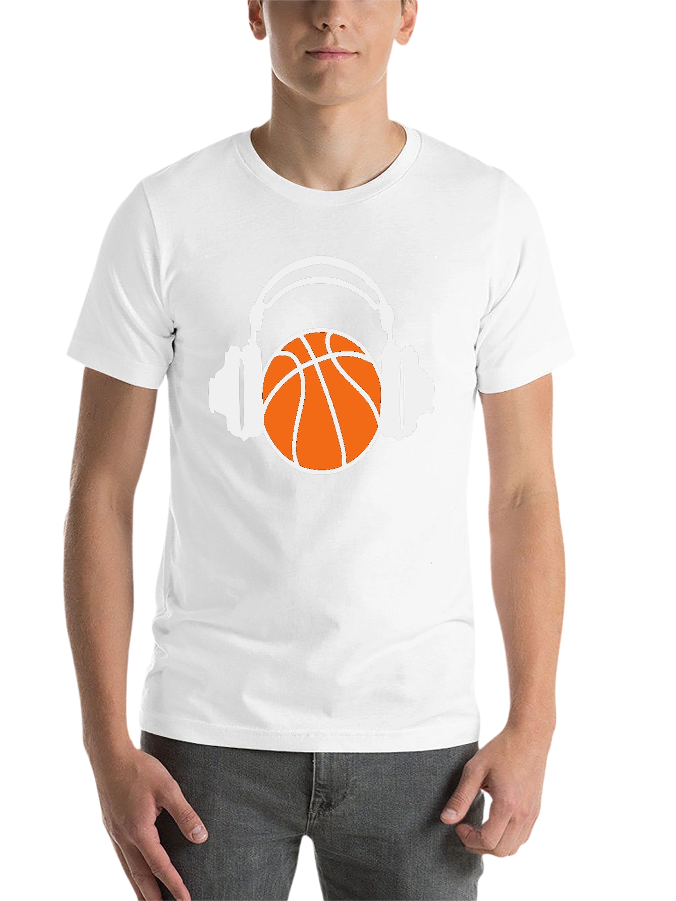 Black Basketball Beats T-Shirt view 14
