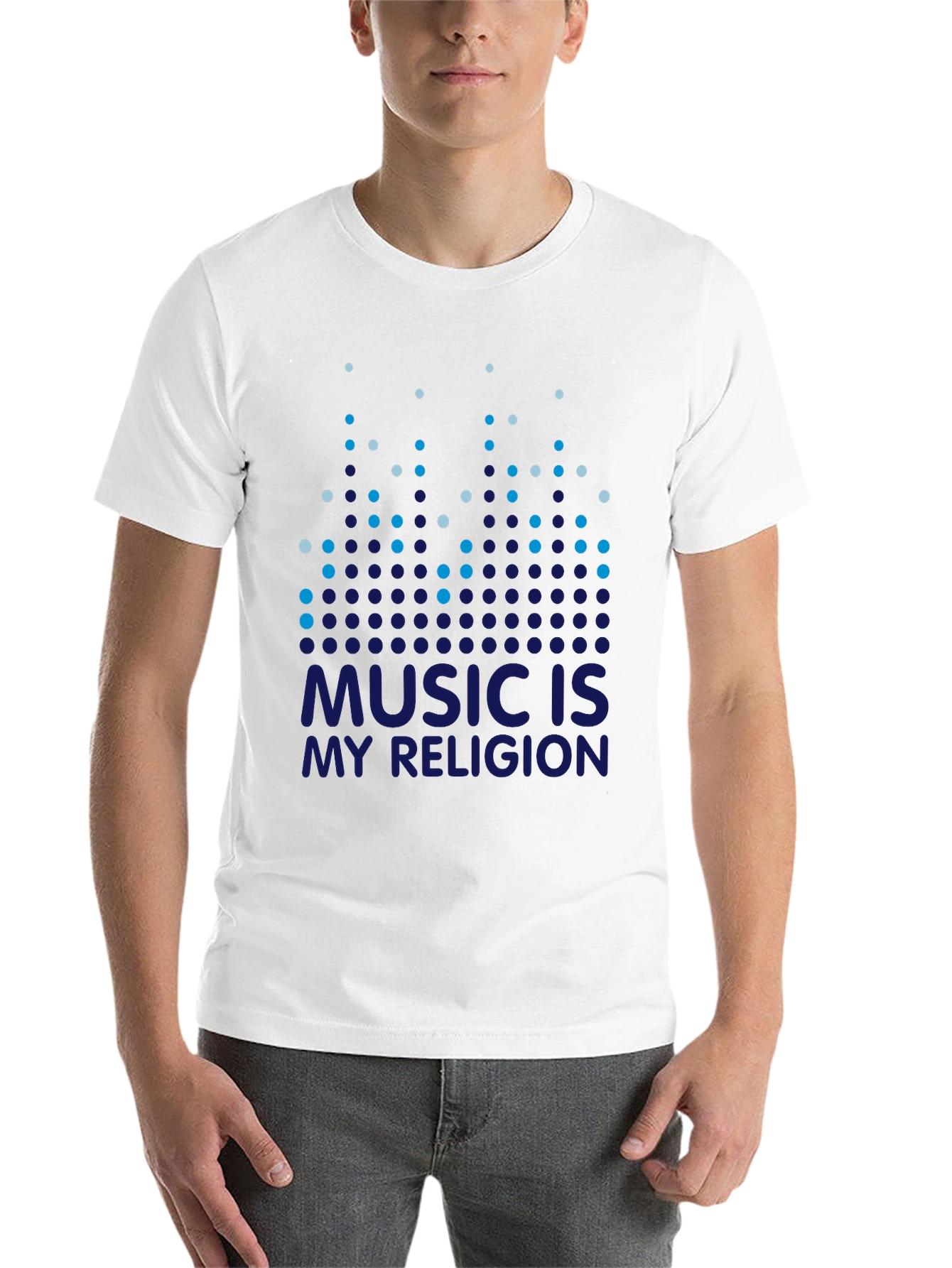 Black Music Is My Religion Black T-Shirt view 14