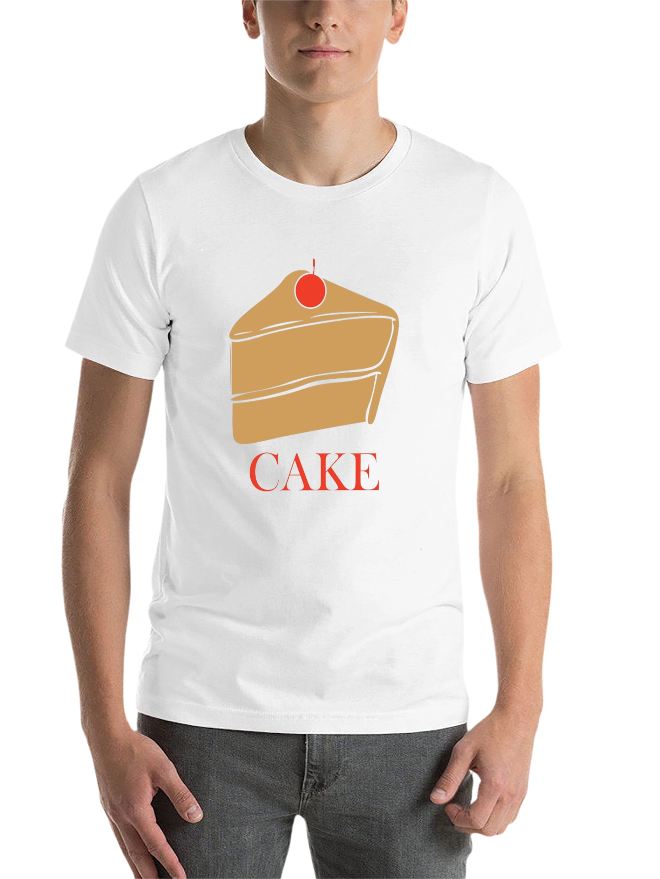 Black Cake Graphic T-Shirt - Unique Dessert Lover Tee view 14