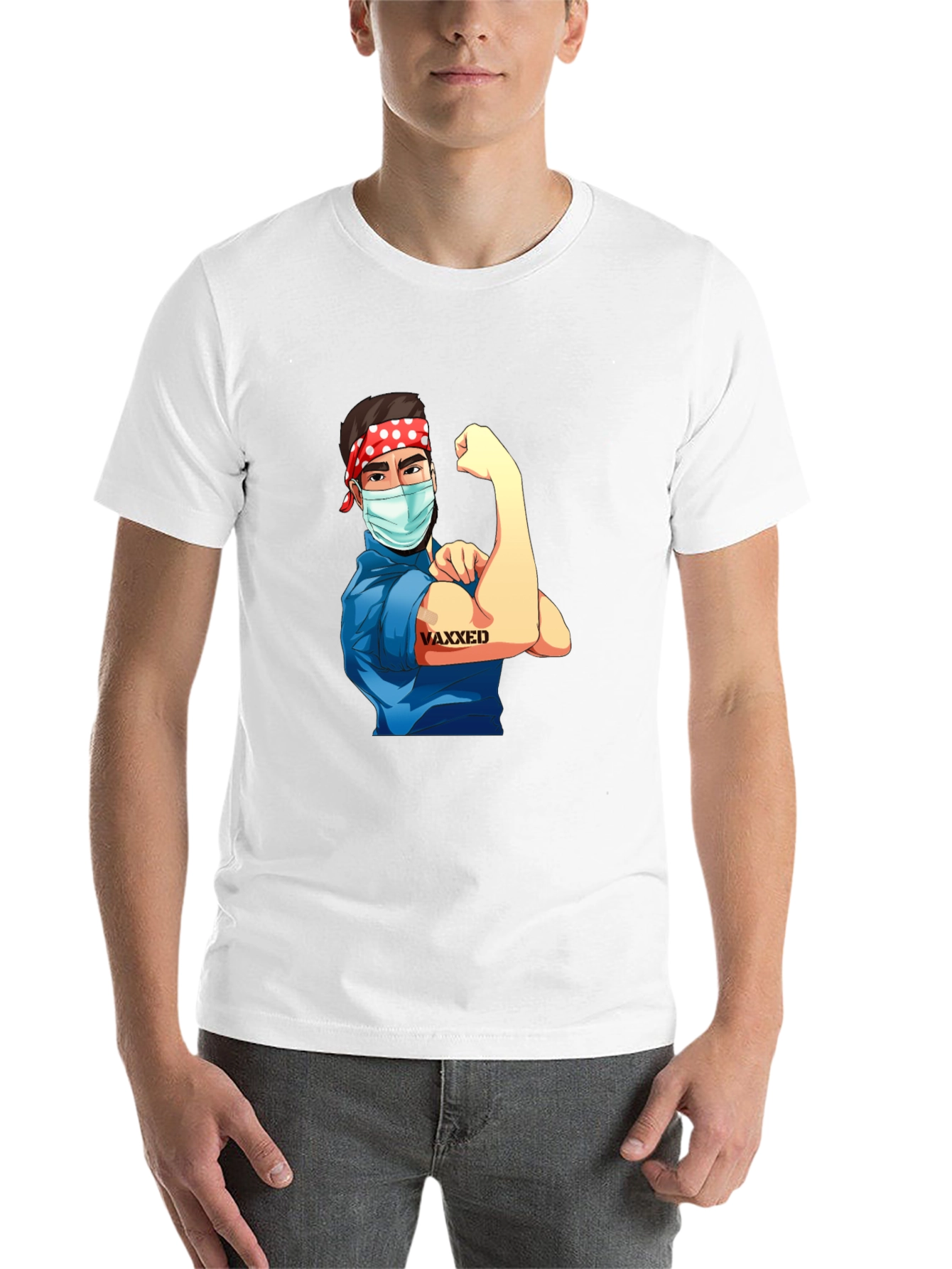 Black Vaxxed Rosie the Riveter T-Shirt view 14