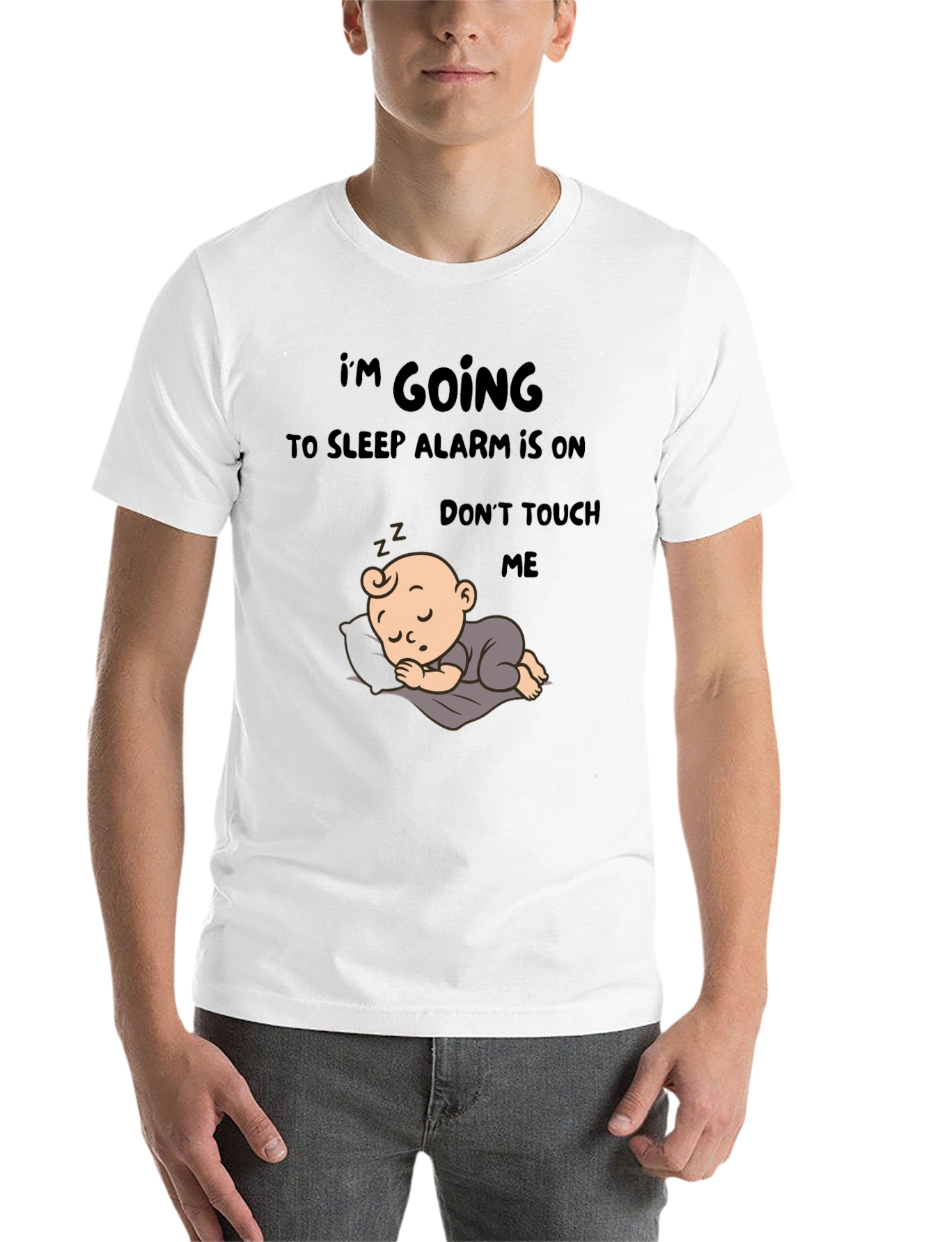I'm Going to Sleep T-Shirt with Baby Design - 14